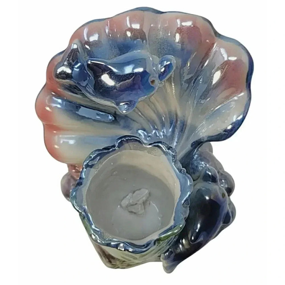 Vintage Baby Dolphin Lustreware Candle Holder - Picture 7 of 9